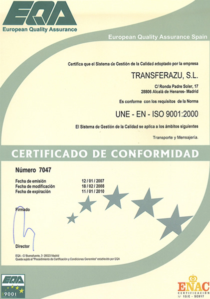 certificado